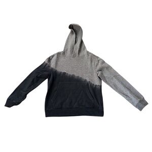 Boy’s Gray and Black Hoodie, Size Medium